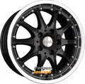 4 Alufelgen DBV AUSTRALIA Schwarz Horn Poliert 7x15 ET40 5x114,3 15 Zoll