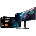 Gigabyte MO34WQC Curved-OLED-Monitor (86,8 cm/34 ", 3440 x 1440 px, WQHD, 0,03 ms Reaktionszeit, 175 Hz, OLED) schwarz