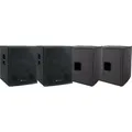 Pronomic SA-18 SUB Aktiv Subwoofer + Cover 2x Set