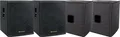 Pronomic SA-18 SUB Aktiv Subwoofer + Cover 2X Set - 2X 600 Watt Leistung - 18" Lautsprecher mit 2,5" Schwingspule - Frequenzbereich: 26-120 Hz - Max. SPL: 126 dB - inklusive Schutzhüllen