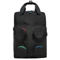 Rucksack für Jungen, LEGO Brick 2x2 Backpack, Schwarz