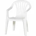 1 Polypropylen Stuhl für Kinder 36, 5 x 40 x 52 H weiss