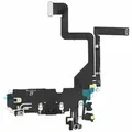 Ladebuchse für iPhone 14 Pro Space Schwarz Dock Connector Flex