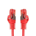 BIGtec LAN Kabel 25m Netzwerkkabel rot Gigabit Ethernet Kabel RJ45 Stecker Patchkabel für Patchpanel Netzwerk Switch Gaming PC kompatibel Playstation 5 PS5 XBOX Nintendo Switch 2 -Station 25 Meter