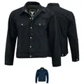 BULLDT Herren Motorradjacke mit Protektoren futter aus 100% Aramid Jeansjacke Trucker - XXL