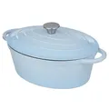 BUTLERS Topf 4,15 l 23 x 37 cm Gusseisen Emaille - HOT IRON - Schmortopf mit Deckel | Backofenfest & Induktionsgeeignet | Aufläufe & Gratins
