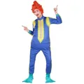 Maskworld Kostüm Das Sams - Karneval Faschingskostüm Damen Herren, Offizielles Kostüm des wunscherfüllenden Fabelwesens blau S