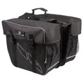 M-Wave - Amsterdam Double - Gepäckträgertasche Gr 30 l grau/schwarz