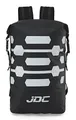 JDC Motorrad Rucksack 100% Wasserdichte Reflektierend Tasche 25 L - Reflector - Schwarz
