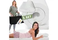ELONEO Bett-Set Reise-Set 3-teilig: Visko-Topper, Nackenstützkissen & Tasche