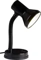 Brilliant unior Tischlampe Energiesparlampe, Glühlampe E27 40W Schwarz