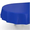 ANRO Tischdecke abwaschbar Wachstuch-Tischdecke Gartentischdecke (Einzelstück 1-tlg), wasserabweisend Einfarbig Blau Oval 200x140cm blau Oval | 140 cm x 200 cm x 0.2 mm
