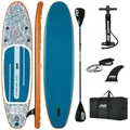 Aqua Marina Pure Air Coast SUP Board Aufblasbares Stand Up Paddle Set (310x79x15cm)