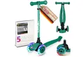 KINNAZ Tretroller Roller Kinder ab 3 Jahre Kinderoller Scooter LED faltbar einstellbar, (Kinderroller, kinnaz ONE), Händler aus Hamburg