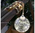 Gartenpirat LED Kugelleuchte Leuchtkugel ⌀ 20 cm 60 LED warmweiß Kugelleuchte Seil zum Aufhängen, Warmweiß