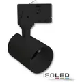 ISOLED 3-PH Schienen-Adapter Mini für GU10-Spots schwarz matt Fiai IsoLED 115505