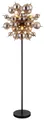 Globo Lighting Stehleuchte Metall schwarz matt, 6x E14