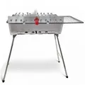 Mangal Astana Deluxe mit 11er Spießdreher Grillmotor USB und Powerbank BBQ Deckel Grillrost Ablage
