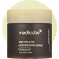 Medicube Deep Vita C Facial Pads. Vitamin C Toner Pads for Uneven Skin Tone. 500.000PPM of vitamin water & 3 types of vitamin. Hydrating & Resurfacing (70 sheets)