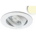 LED Einbauleuchte Slim68 weiß rund 9W 850lm warmweiß 3000K CRI92 dimmbar EEK E [A-G] Fiai IsoLED 114883