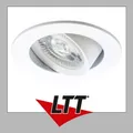 ISOLED LED Einbauleuchte Slim68 weiß, rund, 9W, warmweiß, dimmbar