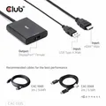 Club 3D CAC-1335 Club3D Adapter HDMI + MicroUSB > DP    4K120Hz aktiv St/Bu reta