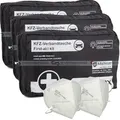 3x Verbandtasche Verbandstasche Erste-Hilfe Verbandskasten PKW DIN13164 SCHWARZ