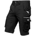 PUMA Workwear Arbeitsshorts PRECISION X - kurze Arbeitshose Herren - Bequeme Passform Robustes und flexibles Material mit Reflektoren - Praktische Taschen schwarz 64
