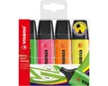 STABILO Marker BOSS® Original, (4-tlg), Textmarker, schnelltrockend