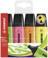Stabilo Textmarker BOSS ORIGINAL 70/4 Gelb, Grün, Orange, Pink 2 mm, 5mm 4St.