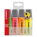 STABILO Boss Original Textmarker Markierer Stifte Etui 4 Sortiert Farben #mk2
