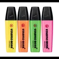 Stabilo Textmarker Boss Original, 4er Pack Leuchtmarkierer sortiert 70/4