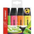 Stabilo Boss Original Textmarker, Karton (4 Stück)