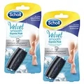 SCHOLL 2 x Velvets Smooth Set mit 2 Ersatzrollen, Körnung Extra Peeling