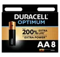 Duracell Mignon-Batterien 8er MN1500 Optimum 8er Batterie