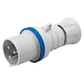Stecker Mobil Gerade IP54 2P + T 32A 200-250V 50/60 Hz Blau Cablaggio A Mantel