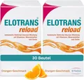ELOTRANS reload - isotonische Elektrolyt-Glucose-Mischung - Nahrungsergänzungsmittel mit Magnesium, Kaliumchlorid, Cholin und B-Vitaminen - 2 x 15 Beutel, Big Pack
