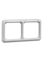 ELSO 224214 Rahmen 2fach FASHION Thermo reinweiss