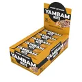 Body Attack YAMBAM NUTS Peanut Butter Caramel, 15 x 55g, Proteinriegel mit mehr als 30% Eiweiß, Fitness-Riegel ohne Zuckerzusatz und ohne Aspartam