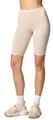 Merry Style Damen Sport Leggings kurz Sportleggings Radlerhose Sporthose aus Viskose MS10-145 (Beige, XS)