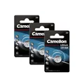 3x Camelion Lithium Knopfzelle CR1620 / 3V / BP1