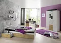 Storado Jugendzimmer-Set Berlin weiß / asteiche Colli 1 bis 4 (EAN 4260498522767) Jugendzimmer, (siehe Artikelbeschreibung)