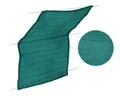 Schattennetz Gewächshaus Sonnenschutz Treibhaus Set Grün 230 x 265 cm | Canopia