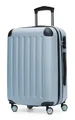 Hauptstadtkoffer Spree - Handgepäck, 55 x 36 x 21 cm, TSA, 4 Rollen, 42 Liter, Reisekoffer, Hartschalenkoffer, Rollkoffer, Bordgepäck Koffer, erweiterbar, Pool Blau