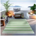TaCa Home Teppich Outdoor & Indoor Teppich, rechteckig, Höhe: 3 mm, Terrasse Balkon Garten Wohnzimmer Küche, Grün - 190 x 290 cm grün rechteckig | 190 cm x 290 cm x 3 mm