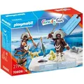 PLAYMOBIL Family Fun 70606 Geschenkset "Eisangler" - Bunt