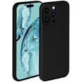 ONEFLOW Soft Case für iPhone 15 Pro Hülle aus Silikon mit Kameraschutz, Silikonhülle mit erhöhtem Schutz fürs Display, Backcover Schutzhülle, weiche Handyhülle, Schwarz