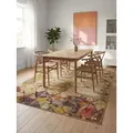 benuta Teppich Casa, rechteckig, Höhe: 11 mm, Teppich Wohnzimmer, Esszimmer, Schlafzimmer, Flur, Farbenfroh, Retro beige|bunt 140 cm x 200 cm x 11 mm