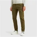 PME LEGEND Cargohose Nordrop Stretch Twill mit Logo Stickerei grün 36
