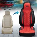 Schonbezüge Sitzbezüge für Peugeot 208 2 Bj ab 2019 in Schwarz/Rot DPL502